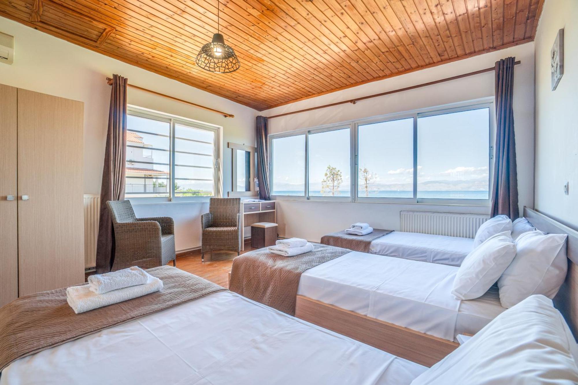 Sandy Beach Houses - Sea View Кавос Номер фото